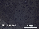 Thin Section Photo of Sample MIL 090283 in Reflected Light with 2.5X Magnification