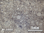 Thin Section Photo of Sample MIL 090327 at 2.5X Magnification in Reflected Light