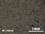 Thin Section Photo of Sample MIL 090340 at 2.5X Magnification in Reflected Light