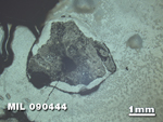Thin Section Photo of Sample MIL 090444 at 1.25X Magnification in Reflected Light