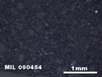 Thin Section Photo of Sample MIL 090454 in Reflected Light with 2.5X Magnification