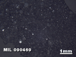 Thin Section Photo of Sample MIL 090469 in Reflected Light with 1.25X Magnification