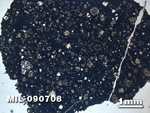 Thin Section Photo of Sample MIL 090708 at 1.25X Magnification in Plane-Polarized Light