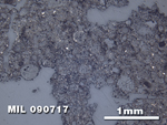 Thin Section Photo of Sample MIL 090717 at 2.5X Magnification in Reflected Light