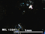 Thin Section Photo of Sample MIL 13241 in Cross-Polarized Light with 5X Magnification