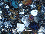 Thin Section Photo of Sample MIL 13315 in Cross-Polarized Light with 5X Magnification
