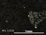Thin Section Photo of Sample MIL 13329 in Reflected Light with 5X Magnification