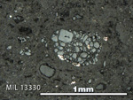 Thin Section Photo of Sample MIL 13330 in Reflected Light with 5X Magnification