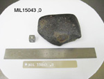Lab Photo of Sample MIL 15043 Displaying Bottom North Orientation