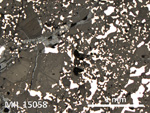 Thin Section Photo of Sample MIL 15058 in Reflected Light with 5X Magnification