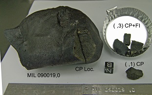 Lab Photo of Sample MIL 090019 Showing Top Bottom View