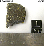 Lab Photo of Sample PCA 02007 Showing Top North View