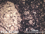 Thin Section Photograph of Sample PCA 82500 in Reflected Light