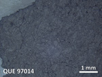 Thin Section Photo of Sample QUE 97014 in Reflected Light with 1.25X Magnification