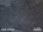 Thin Section Photo of Sample QUE 97053 in Reflected Light with 1.25X Magnification
