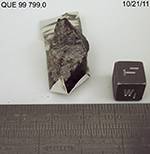 Lab Photo of Sample QUE 99799 Showing Top West View