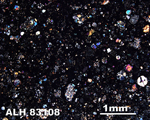 Thin Section Photograph of Sample ALH 83108 in Cross-Polarized Light