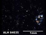 Thin Section Photo of Sample ALH 84035 in Cross-Polarized Light