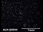 Thin Section Photo of Sample ALH 84044 in Cross-Polarized Light