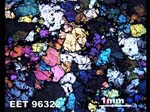 Thin Section Photograph of Sample EET 96322 in Cross-Polarized Light