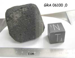 Lab Photo of Sample GRA 06100  showing Top View