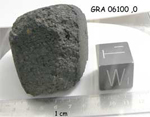 Lab Photo of Sample GRA 06100  showing West View