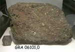 Lab Photo of Sample GRA 06101  showing Bottom View