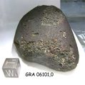 Lab Photo of Sample GRA 06101  showing West View
