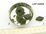 Lab Photo of Sample LAP 04809  showing Splits