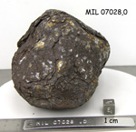 Lab Photo of Sample MIL 07028 Displaying East View