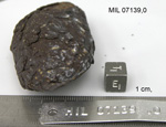 Lab Photo of Sample MIL 07139 Displaying East View