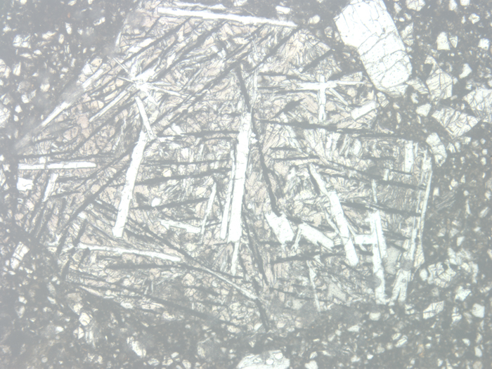 Thin Section Photograph of Apollo 11 Sample 10046,5 in Reflected Light at 10x Magnification and 1.15 mm Field of View (View #2)
