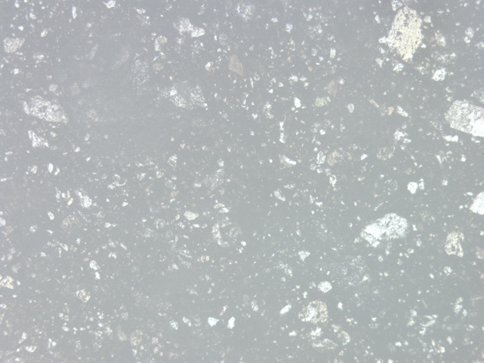 Thin Section Photograph of Apollo 14 Sample 14047,50 in Reflected Light at 5x Magnification and 2.3 mm Field of View (View #1)