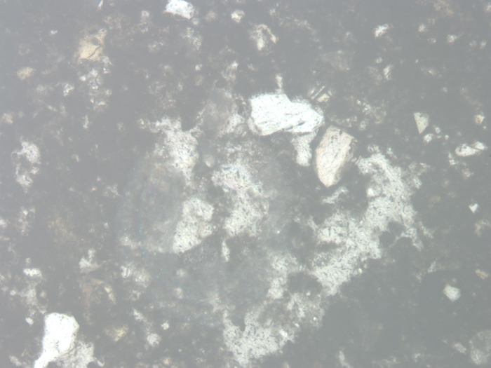 Thin Section Photograph of Apollo 14 Sample 14049,6 in Reflected Light at 10x Magnification and 1.15 mm Field of View (View #2)