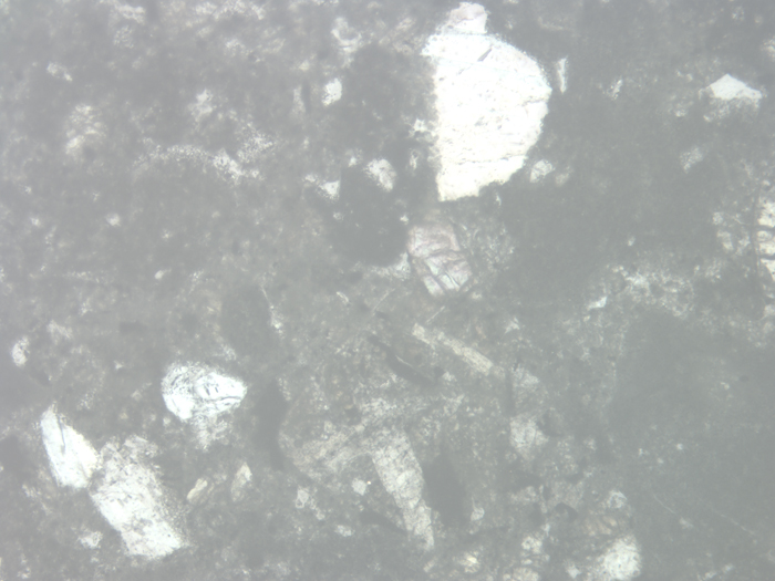 Thin Section Photograph of Apollo 14 Sample 14305,14 in Reflected Light at 10x Magnification and 1.15 mm Field of View (View #4)