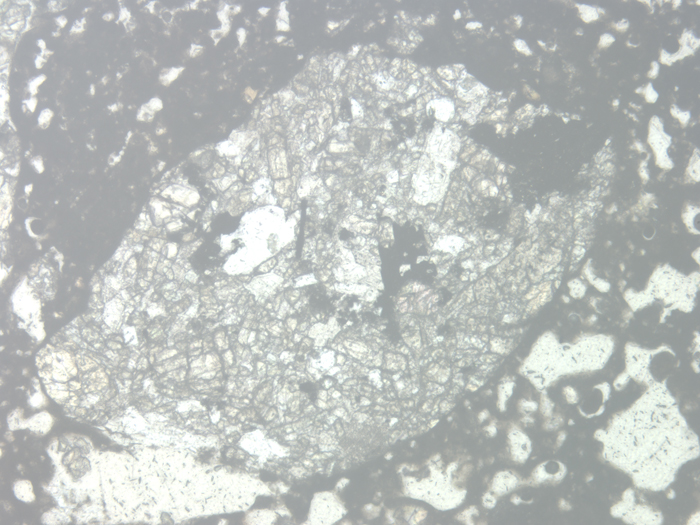 Thin Section Photograph of Apollo 14 Sample 14307,9 in Reflected Light at 10x Magnification and 1.15 mm Field of View (View #5)