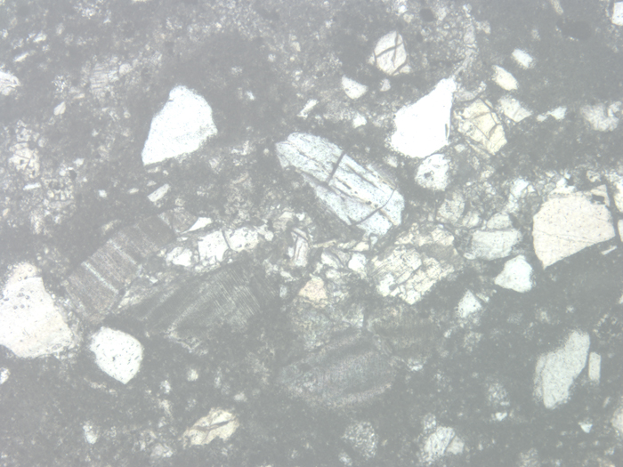 Thin Section Photograph of Apollo 14 Sample 14311,97 in Reflected Light at 10x Magnification and 1.15 mm Field of View (View #5)