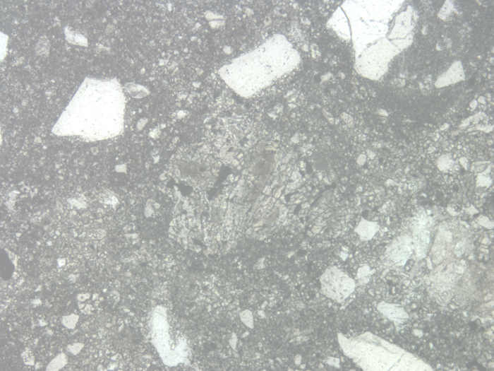 Thin Section Photograph of Apollo 14 Sample 14311,97 in Reflected Light at 10x Magnification and 1.15 mm Field of View (View #6)