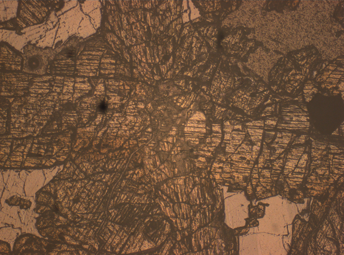 Thin Section Photograph of Apollo 15 Sample 15085,11 in Reflected Light at 2.5x Magnification and 2.85 mm Field of View (View #1)