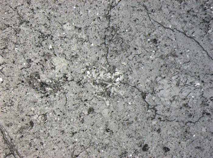 Thin Section Photograph of Apollo 15 Sample 15299,204 in Reflected Light at 2.5x Magnification and 2.85 mm Field of View (View #1)