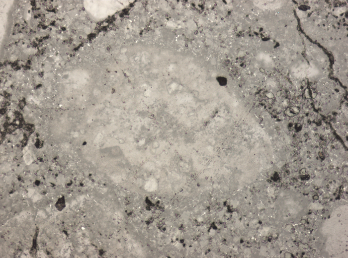 Thin Section Photograph of Apollo 15 Sample 15455,25 in Reflected Light at 10x Magnification and 0.7 mm Field of View (View #5)