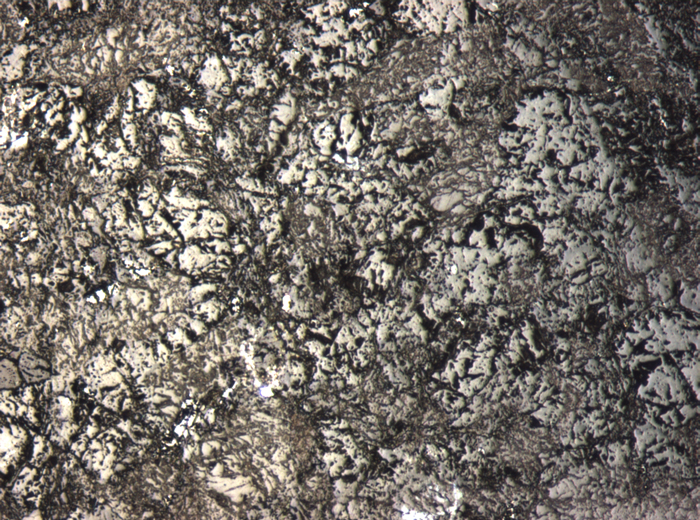 Thin Section Photograph of Apollo 15 Sample 15459,13 in Reflected Light at 5x Magnification and 1.4 mm Field of View (View #2)