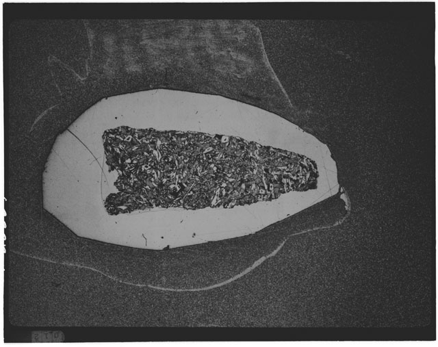 Black and white Thin Section photograph of Apollo 12 Sample(s) 12057,33.