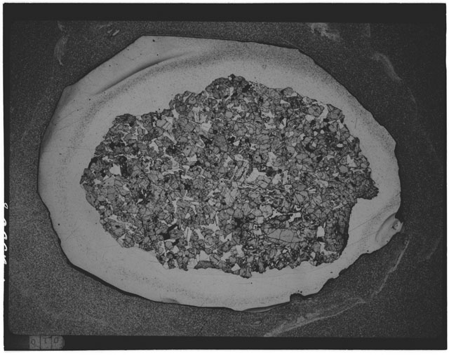 Black and white Thin Section photograph of Apollo 12 Sample(s) 12057,35.
