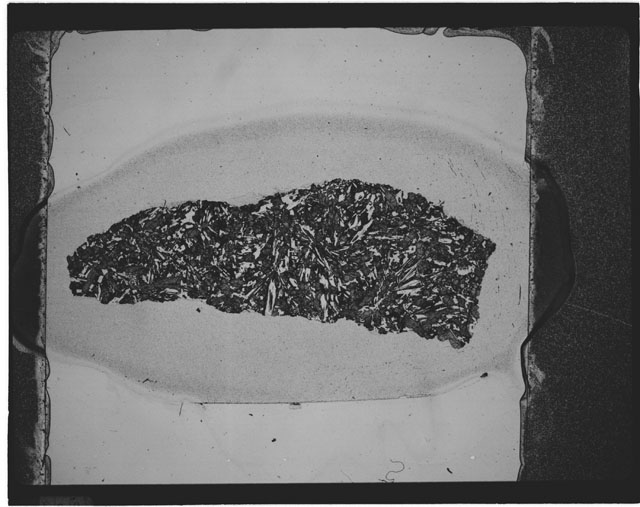 Black and white Thin Section photograph of Apollo 12 Sample(s) 12057,34.