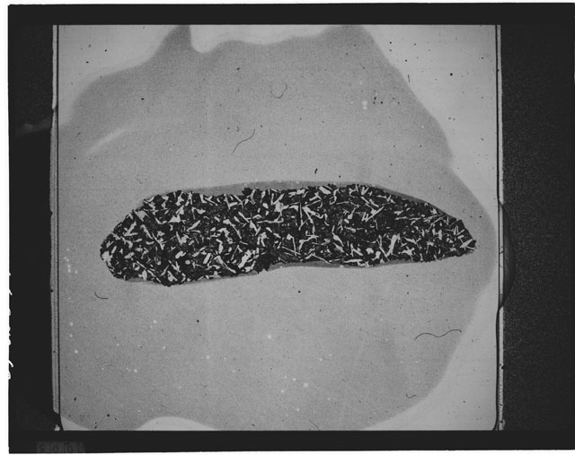 Black and white Thin Section photograph of Apollo 12 Sample(s) 12057,37.