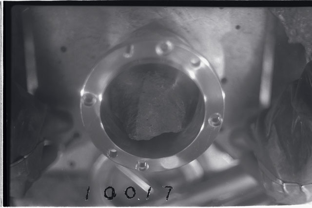 Black and white Processing photograph of Apollo 11 Sample(s) 10017.