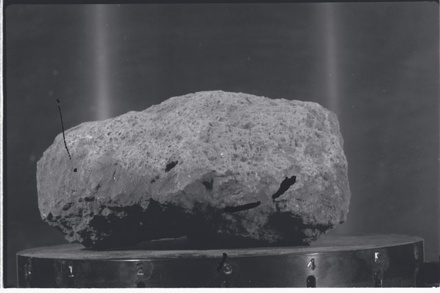 Black and white Processing photograph of Apollo 11 Sample(s) 10057,0 .