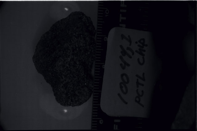 Black and white Processing photograph of Apollo 11 Sample(s) 10044,1.