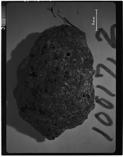 Black and white Processing photograph of Apollo 11 Sample(s) 10017,2.